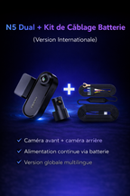 CamShield Auto N5 Dual 4K – Dashcam Avant & Arrière GPS avec Vision Nocturne