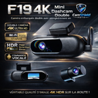 CamShield Auto Dashcam 4K Wi-Fi Vision Nocturne