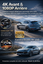 CamShield Auto Dashcam 4K Wi-Fi Vision Nocturne