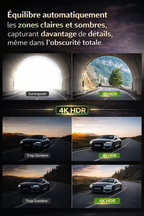 CamShield Auto Dashcam 4K Wi-Fi Vision Nocturne