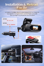 CamShield Auto Dashcam 4K Wi-Fi Vision Nocturne
