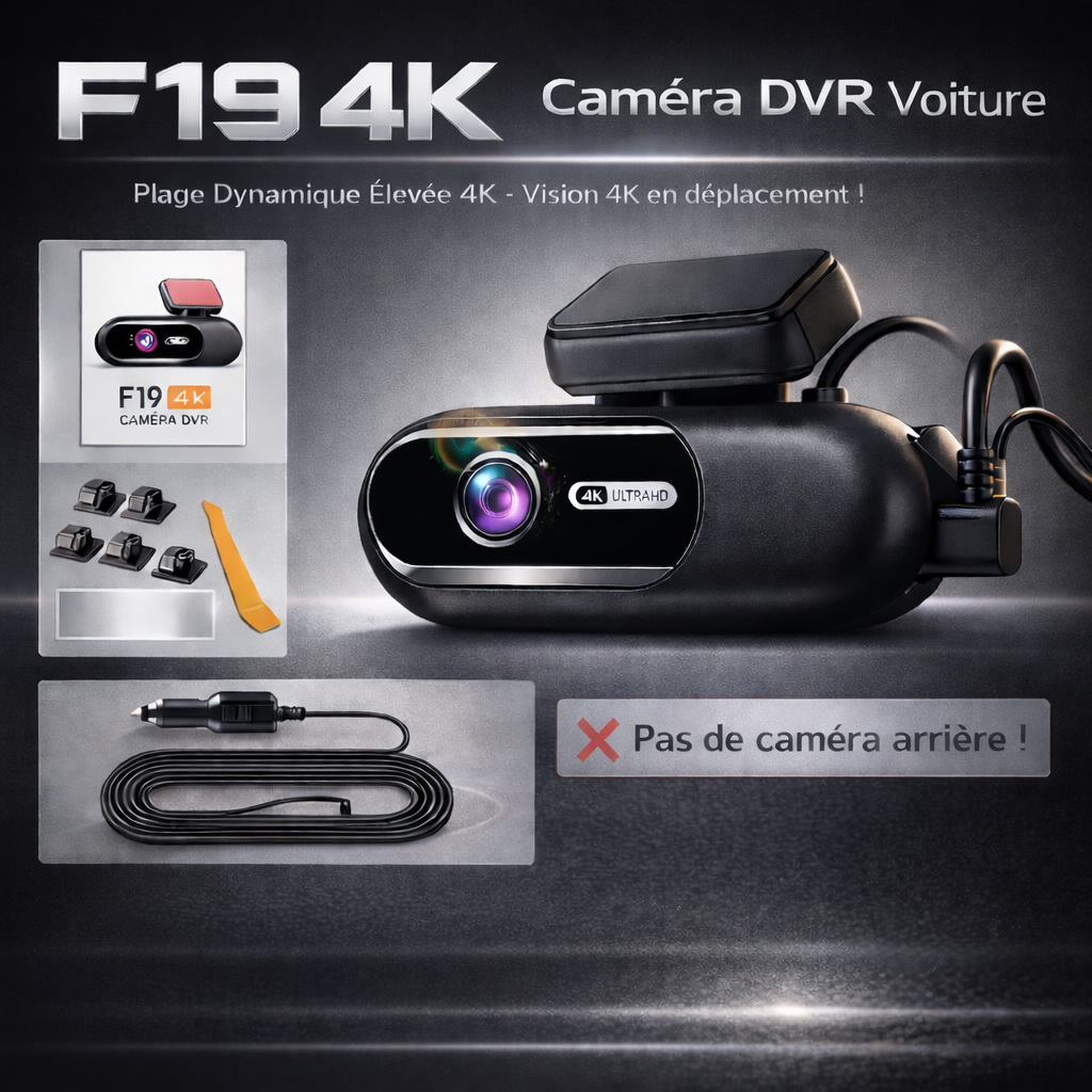 CamShield Auto Dashcam 4K Wi-Fi Vision Nocturne