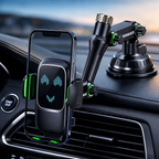 CamShield Auto – Support Téléphone Voiture à Ventouse pour Pare-Brise et Tableau de Bord, Support Smartphone Universel Rotatif